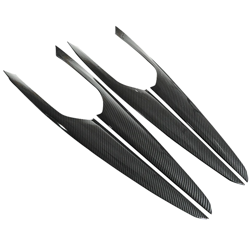 

Car-Styling ABS Inner Carbon Door Armrest Stripe Cover Trim 4PCS for -BMW X3 G01 25I/28I/30I 2018