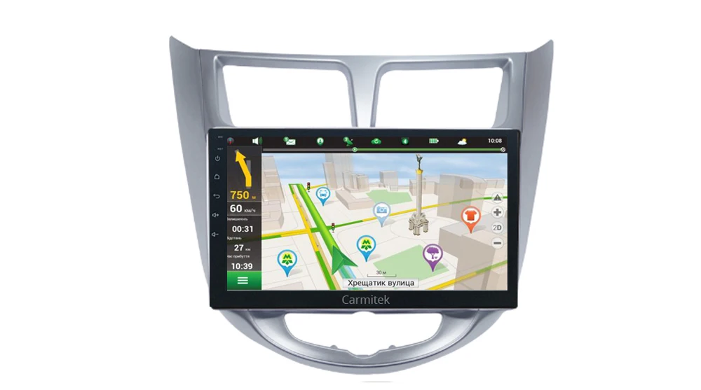 Android 8,1 автомобильный Радио Мультимедиа Видео плеер gps навигация для hyundai Solaris Verna Accent i25 2010- dvd