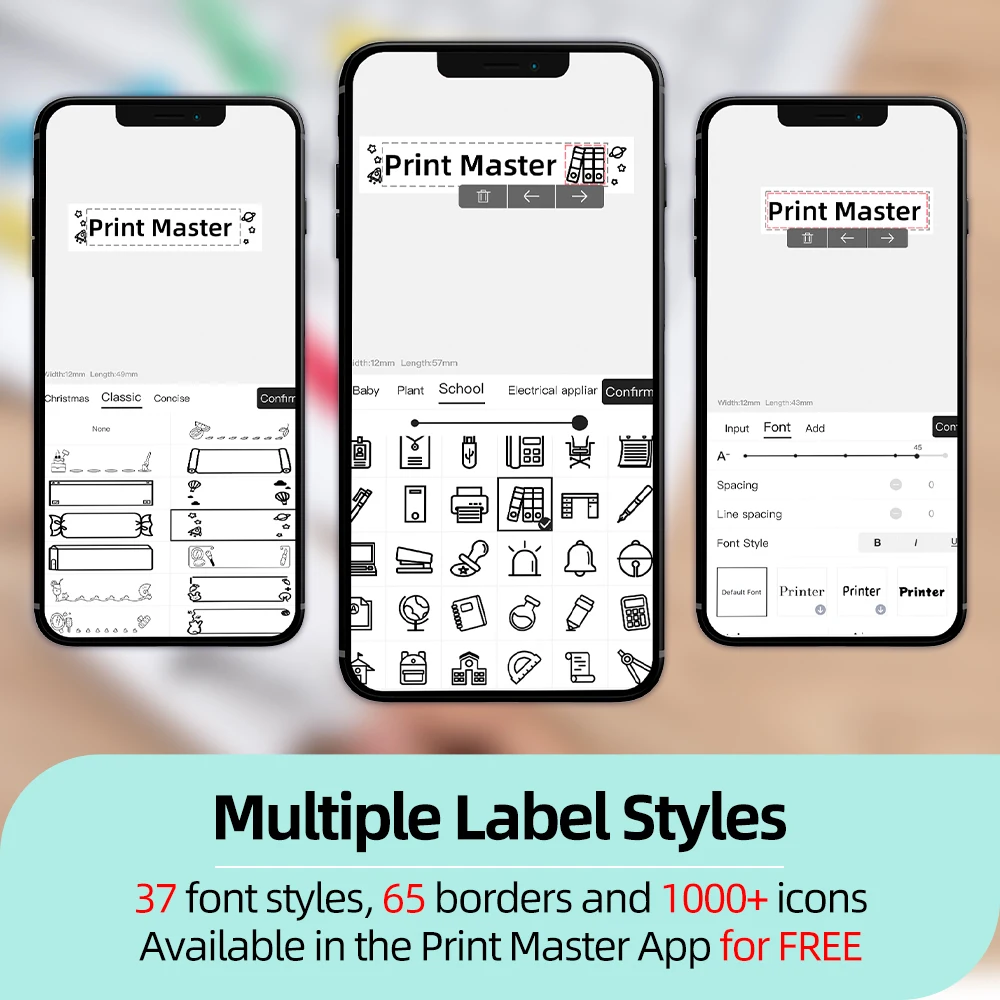 Аппарат для изготовления этикеток Bluethooth P12/P12PRO самоклеящейся этикеточной бумаги