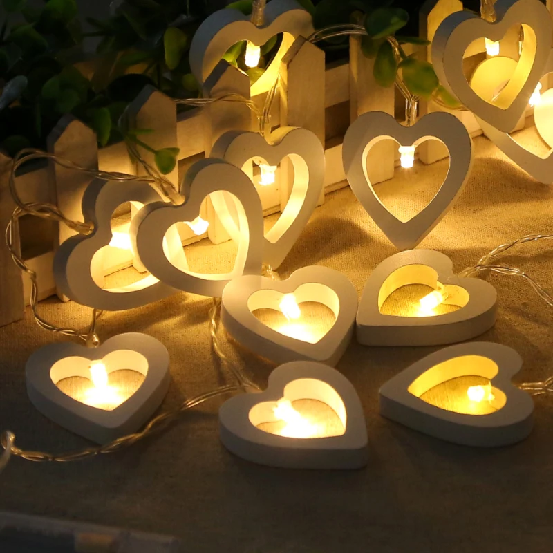 Светодиодная гирлянда 10 светодиодов дневная яркость коробка для батарей в форме