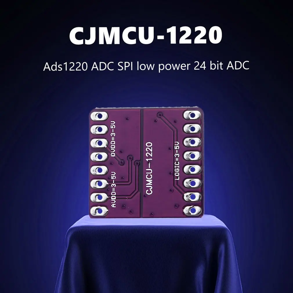 1220 ADS1220 ADC 24-битный A/D Модуль преобразователя I2C низкой мощности