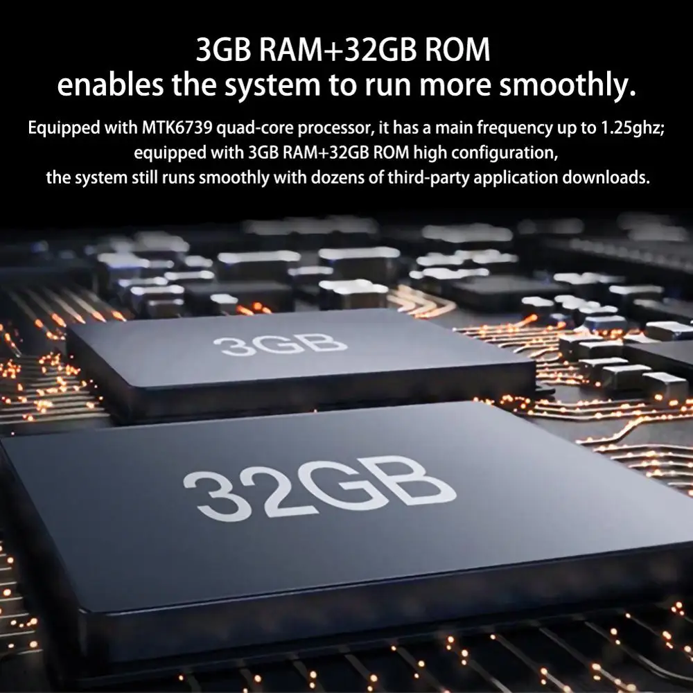 3 ГБ 32 Смарт-часы мужские водонепроницаемые MT6739 камера Bluetooth Android 7 1 4G умные часы