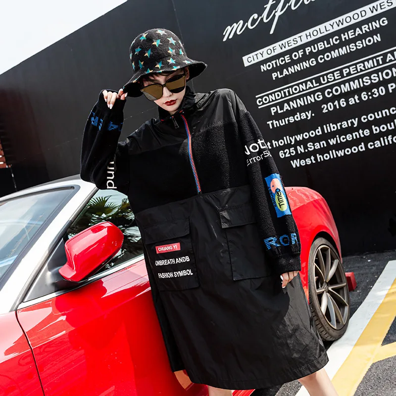 Max LuLu 2019 зимняя Роскошная Корейская женская одежда в стиле панк женское