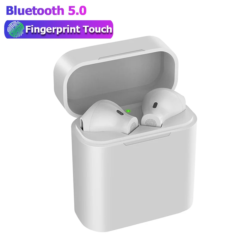 Беспроводная гарнитура TWS с сенсорным управлением по отпечатку пальца Bluetooth 5 0