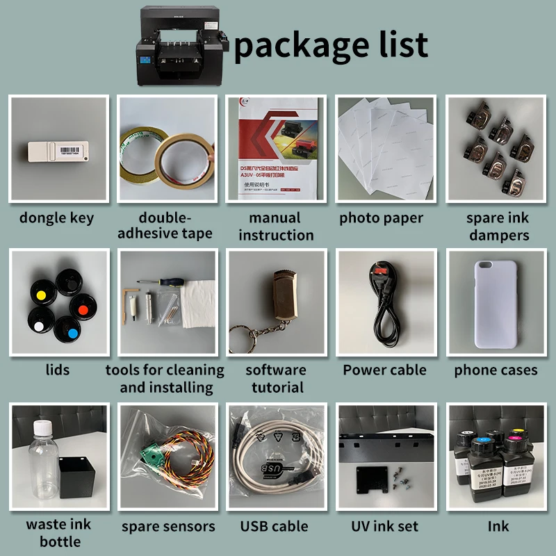 Автоматический УФ плоский цилиндр струйный принтер для бутылки воды чехол