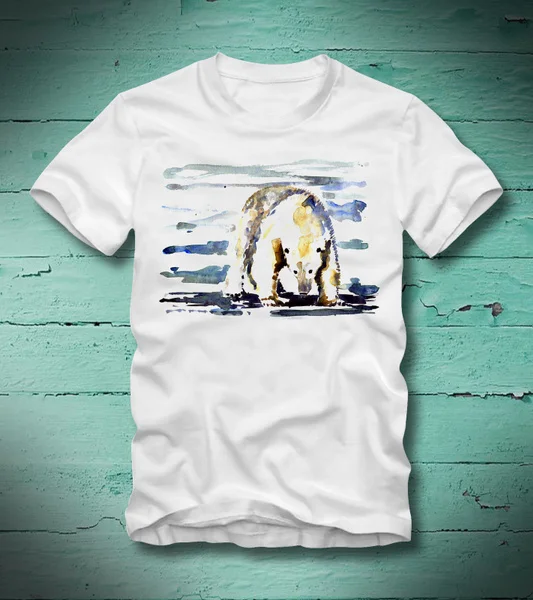 

New Summer Tee Shirt Funny T Shirt Eisbar Polar Bear Arktis Eskimo North Pole Arctic Seal Hunt Custom T-Shirt