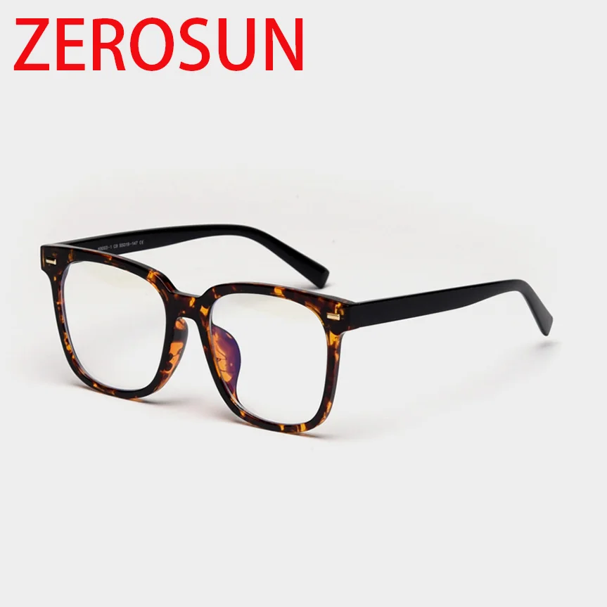 Очки компьютерные Zerosun TR90 для мужчин и женщин, аксессуар в оправе с прозрачными затемненными линзами, с блокировкой сисветильник, поддельны... от AliExpress WW