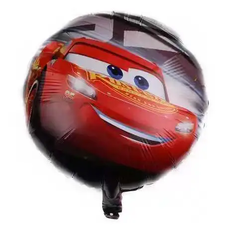 

5pcs Disney Cars Lightning McQueen Theme 18 inch Aluminum Film Balloon Cartoon Birthday Party Decorations Baby Shower Supplies
