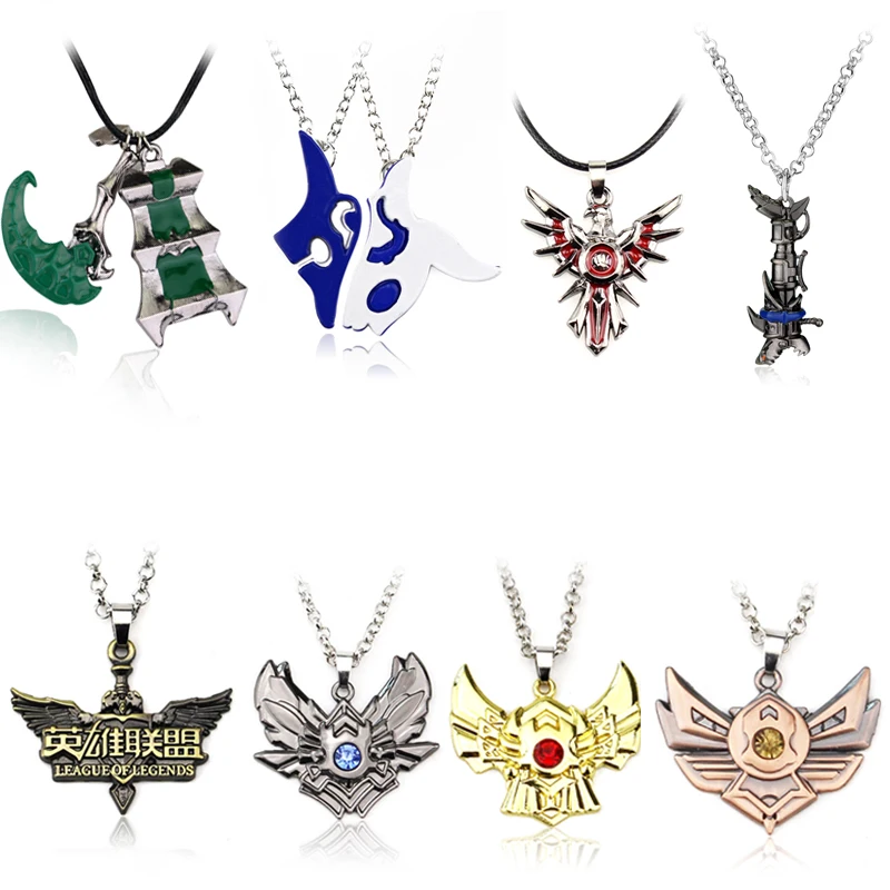 

Ювелирные изделия League Legends LOL, ожерелье для влюбленных, ожерелье-подвеска для пар из фильма/вечных охотников xaya и RAKAN, подарок