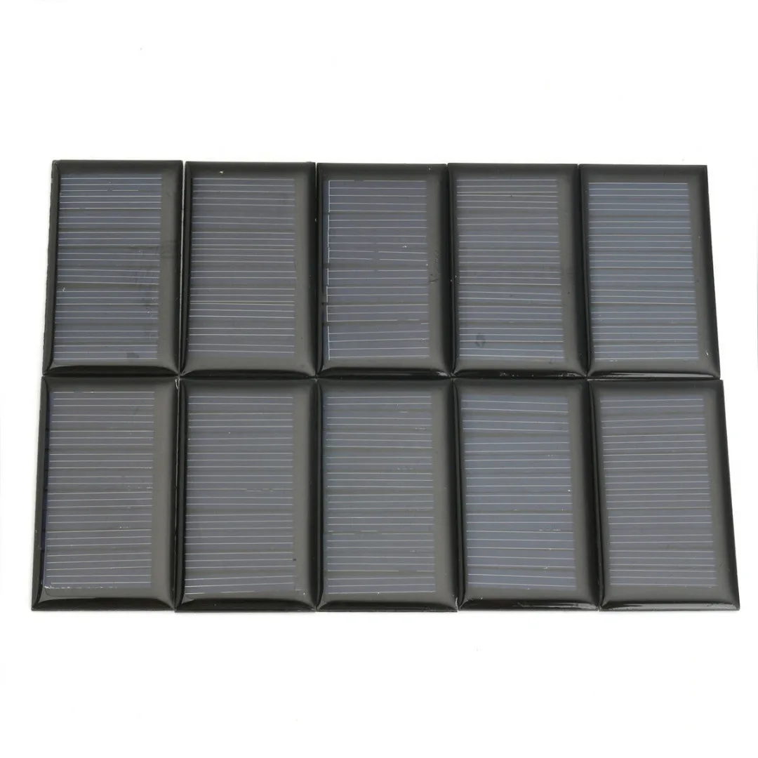 10Pcs/Lot 5V 30mA 53X30mm Polycrystalline Micro Power Solar Cells Panel Charger For DIY Toy | Электроника
