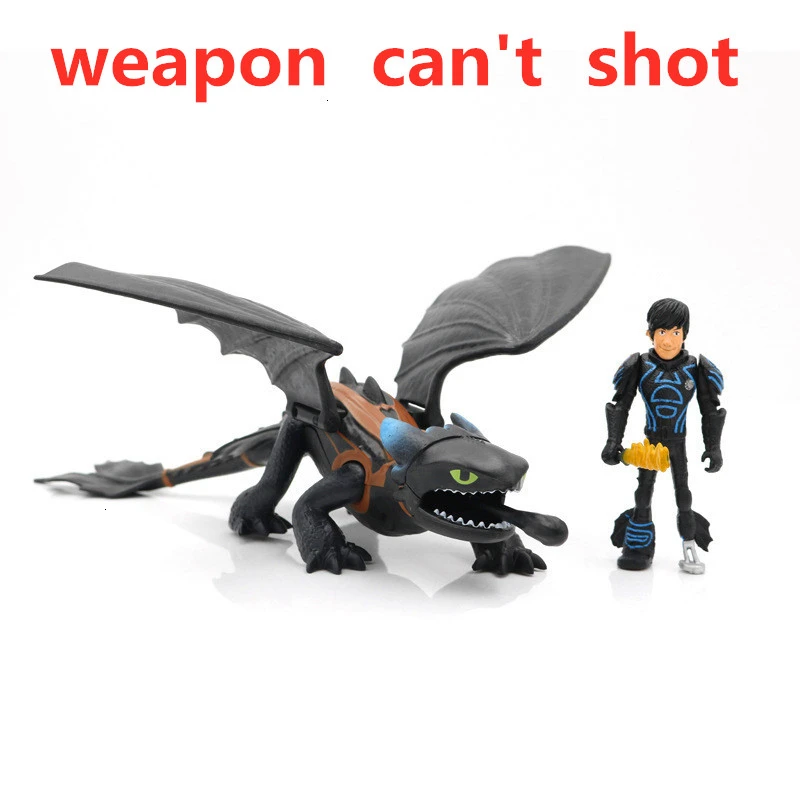 How To Train Your Dragon 3 Toothless Dragon Figures Doll Night Fury Light Fury Action Figure Toys Children Kids Gift