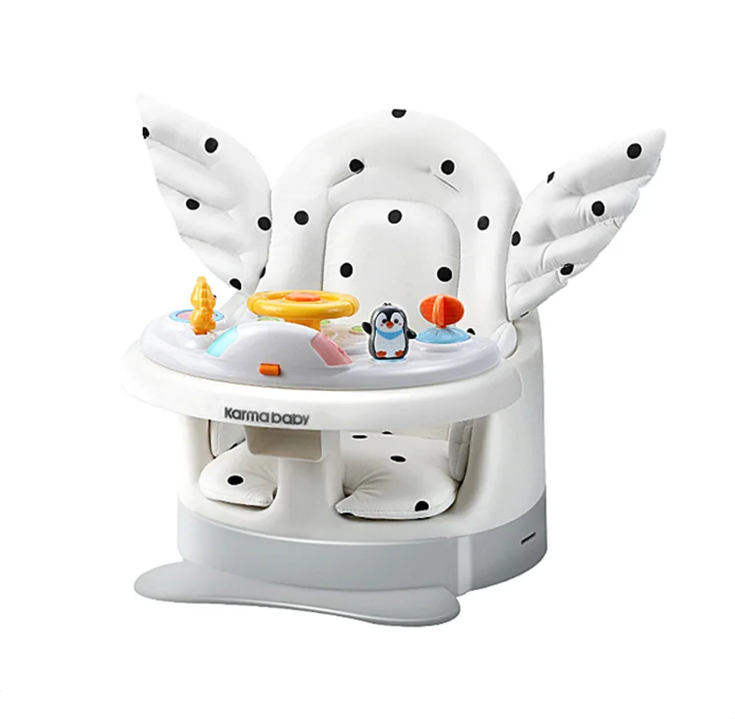 Koop Ru Gratis Verzending Draagbare Kindje Eetkamerstoel Eettafel Multifunctionele Verstelbare Kinderen Klapstoel Music Angel Seat