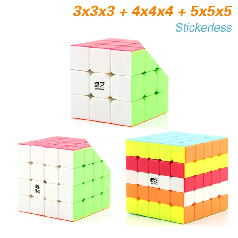 QiYi 2x2x2 3x3x3 4x4x4 5x5x5 волшебный куб 2x2/oneplus 3/OnePlus x 3 4x4 5x5 Neo Скорость кубики Пазлы