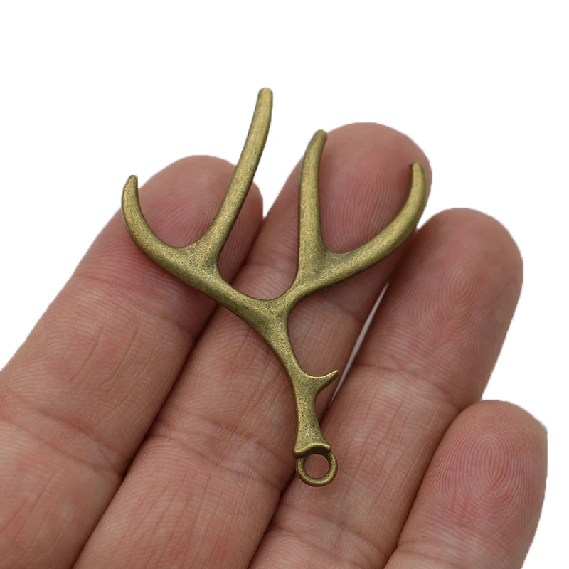 5 шт. Очаровательные Подвески в виде оленя с бронзовым покрытием|Шармы| |