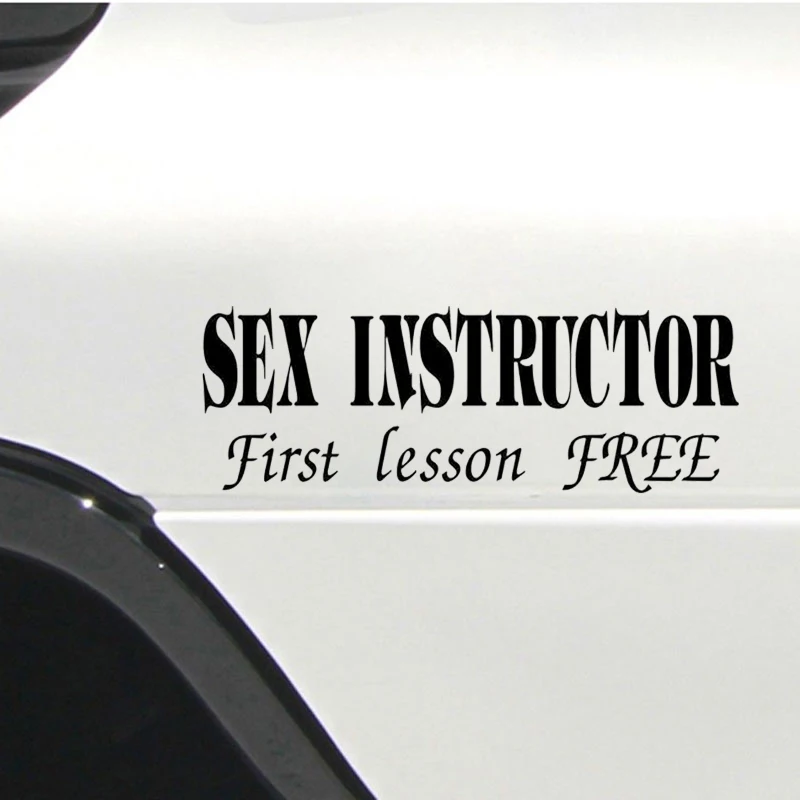 DIY секс-инструктор забавная Наклейка автомобиль грузовик окно творческие