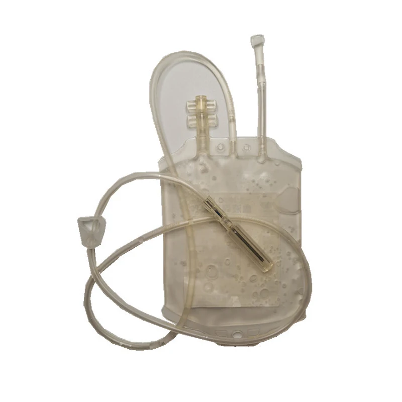 

5pcs Disposable plastic blood collection bag Medical Pet Blood Transfusion Bag with Anticoagulant Blood bag 200 ml 400 ml