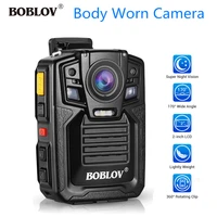 boblov hd66 02 1290p body worn camera police cam 32gb64gb security ir infrared lens mini wearable body cam gizli kamera