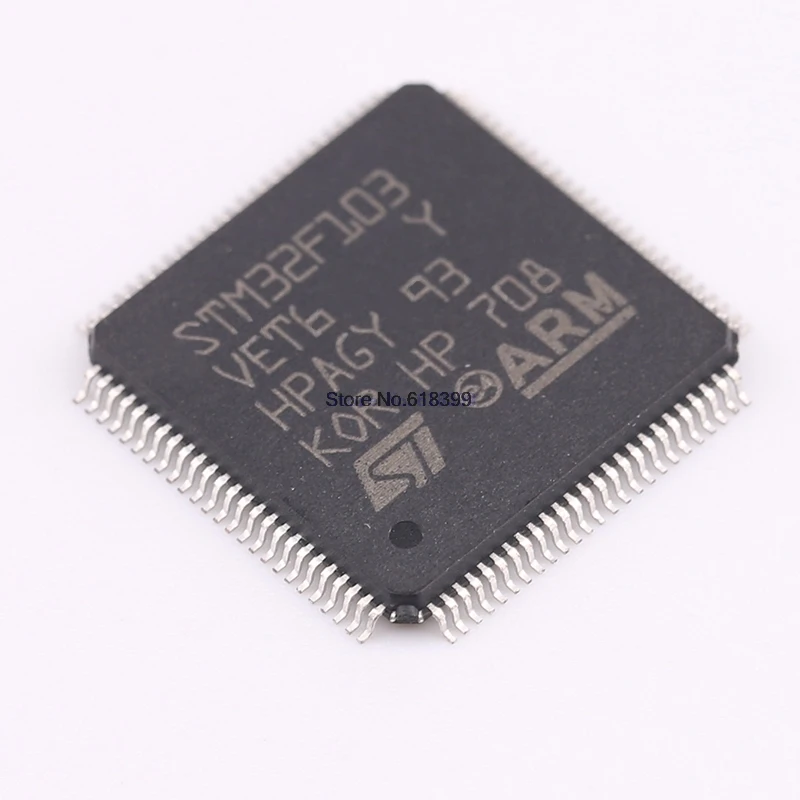 Stm32F Stm32F103 цена Lqfp 100 Stm32F103Ve 512 к флэш памяти Stm32F103Vet6|Интегральные схемы| |