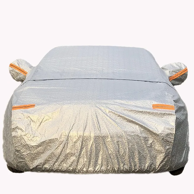 

Dustproof Car Cover Heat Insulation Sunscreen Oxford Cloth Cotton Lint Thick Aluminum Film Car Jacket