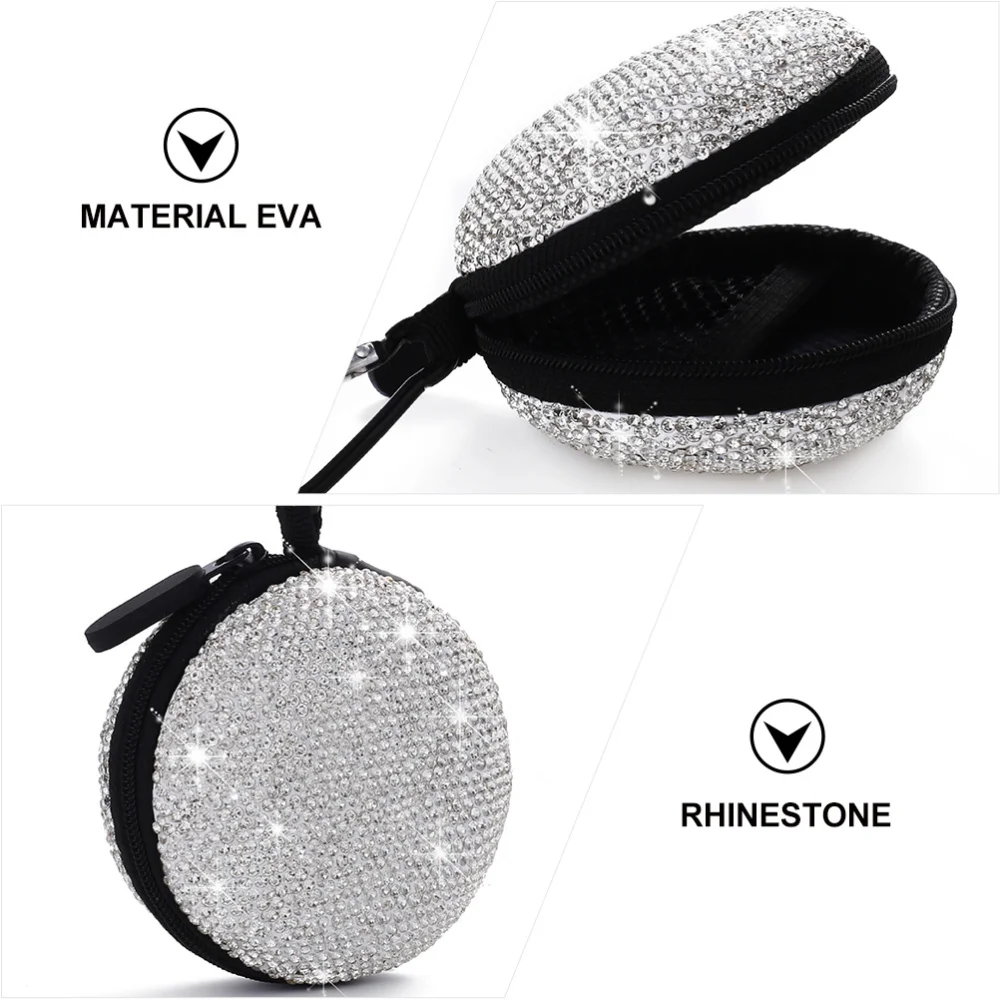 

1Pc Shock-proof Earphone Bag Durable USB Cables Bag Wireless Headset Organizer