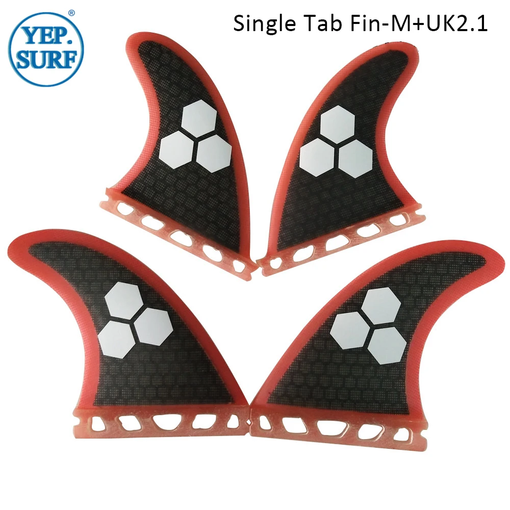 Доска для серфинга Quad Fin M + UK2.1 Honeycomb 4 шт./компл. | Спорт и развлечения