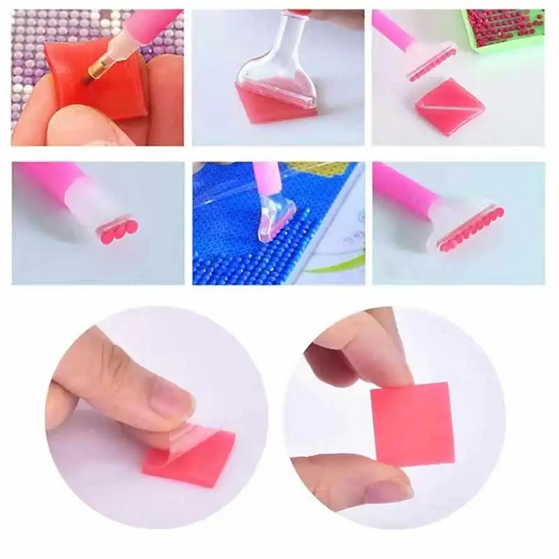 

50/100pcs Diamond Painting Picker Clay Drawing Dotting DIY Nail Art