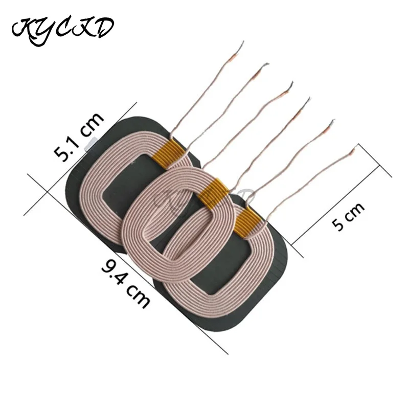 wireless charger transmitter coil qi standard universal pcba circuit coil 35mm 45mm 50mm 3 in 1 coil board free global shipping