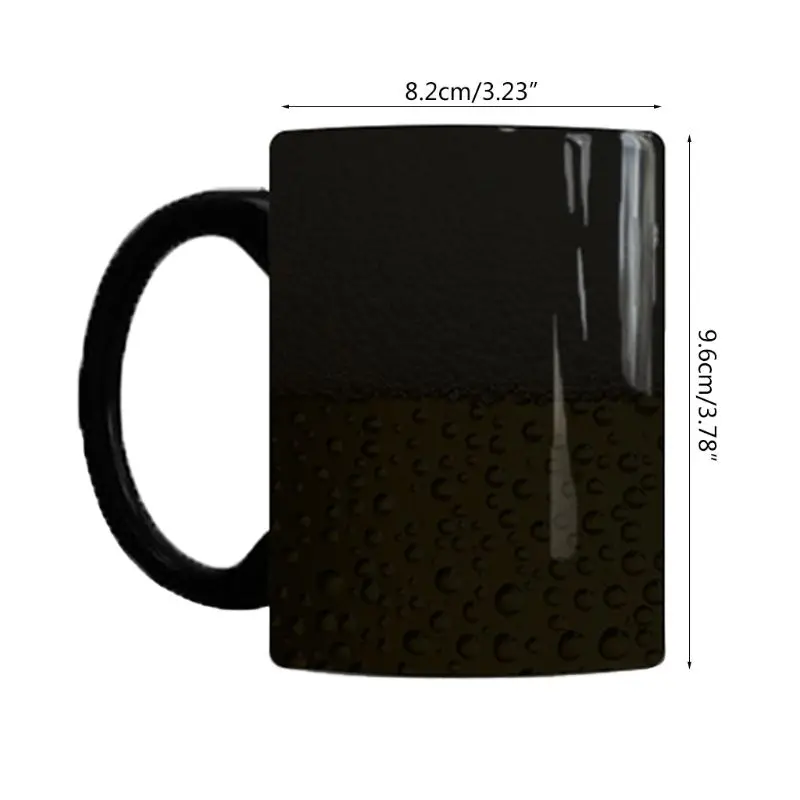 

Creative Ceramic Beer Mug New Color Change Office Leisure Non-toxic Lead-free Chrome-free Mark Water Cup High Temperature 320