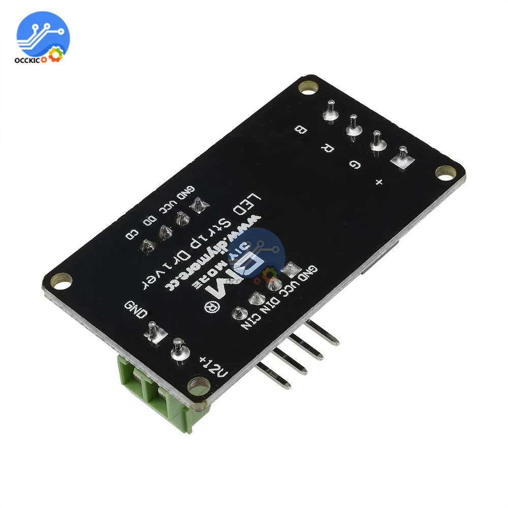 Полноцветная RGB светодиодная лента модуль драйвера щит для Arduino UNO R3 STM32 AVR 12 В DC V1.0 для MCU системы может управлять 72 Вт Макс