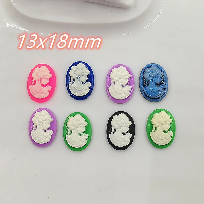 

60 шт. смешанные каучуковые овальные украшения для девушек с плоской задней стороной, кабошон, украшения для скрапбукинга, аксессуары «сдела...