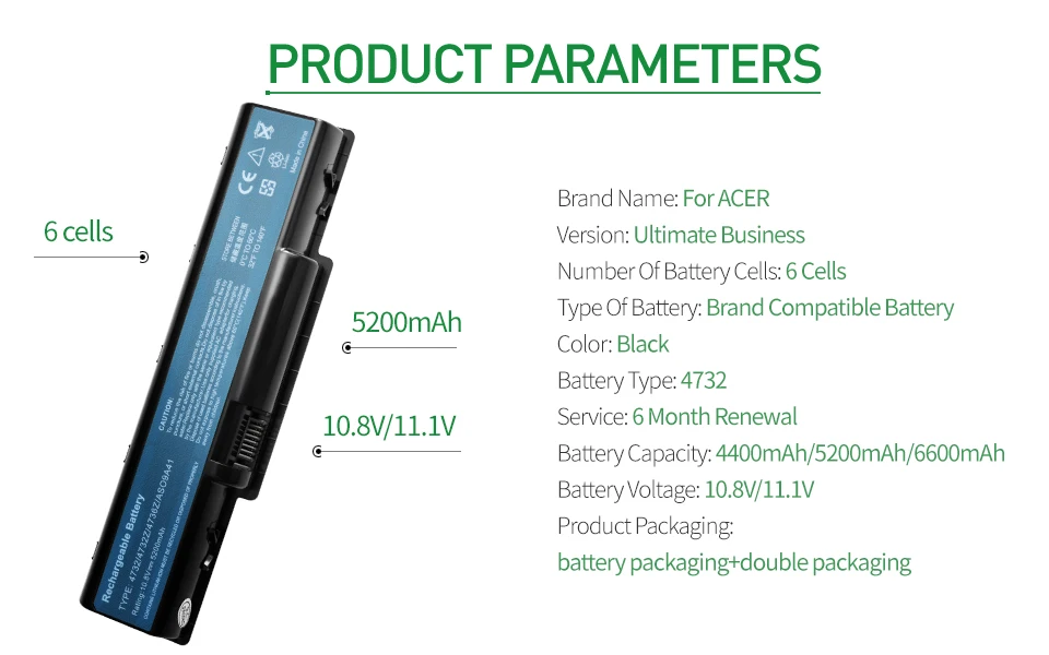 Apexway аккумуляторная батареядля ноутбука acer 4732 для Packard колокол EasyNote TJ61 TJ62 TJ63 TJ64 TJ65 TJ66 TJ72 TJ67 TJ73 TJ74 TJ75 TJ76 TJ77