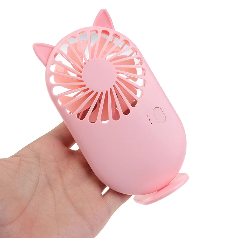 

New Pattern Pocket Fans Usb Charge Mini- Hold Fans Student Outdoors Bring Sika Portable Small Fan DC Mini Air Cooler