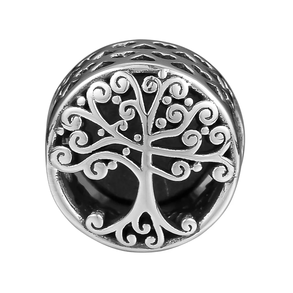 

Подходят для браслетов Pandora браслет подвески Оригинальные 925 стерлингового серебра Семейные корни бусины, для женщин, сделай сам, ювелирное ...