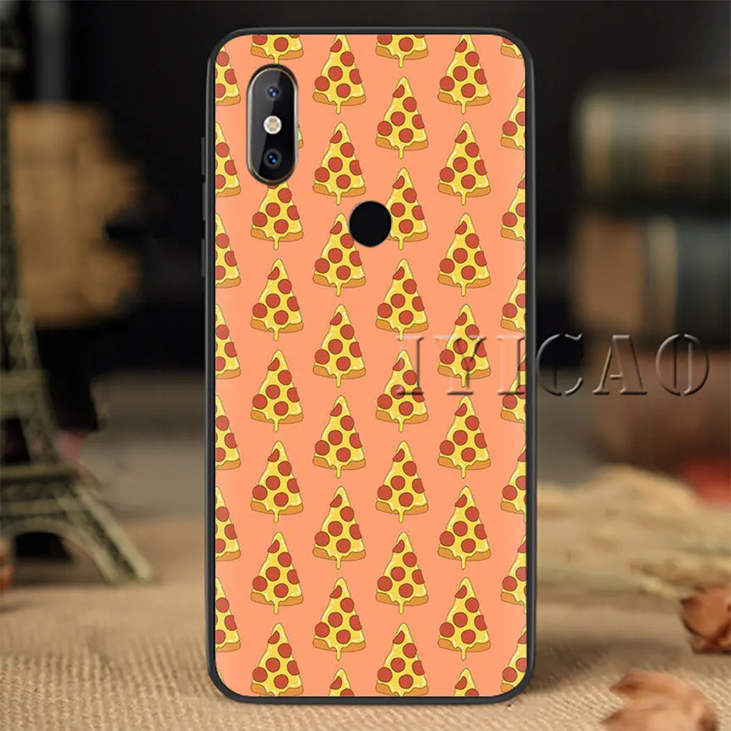 Картофель фри пончики пицца Еда Мягкий силиконовый чехол для Xiaomi Redmi 5 6 7 4A 5A 7A 8A 4X 6A