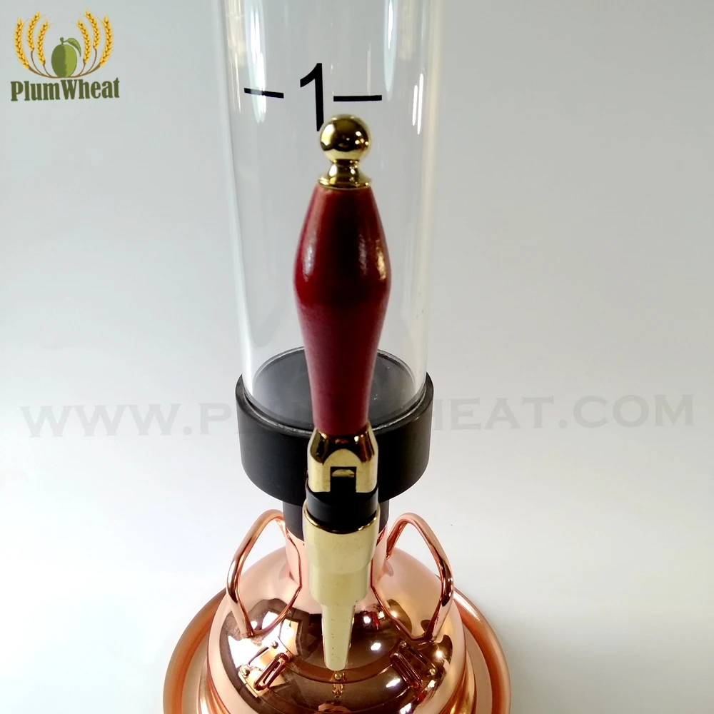 4 литра высококачественный медный башенный диспенсер для пива и напитков с