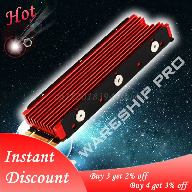Новый пылезащитный NVME NG FF M.2 радиатор охлаждения металлического листа тепловой