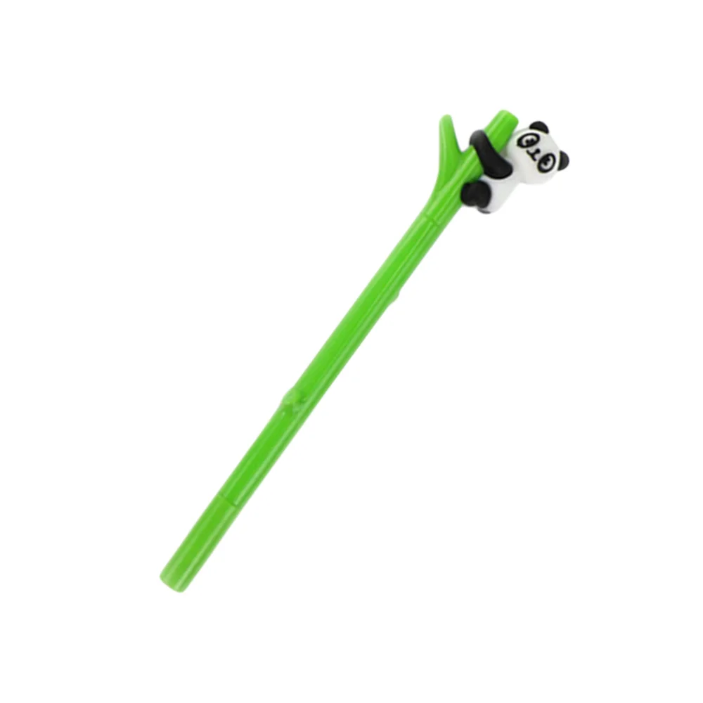 

8Pcs Panda Ink Pen Silicone Rollerball Pen Black Ink 0.5mm Novelty Gift for Office School