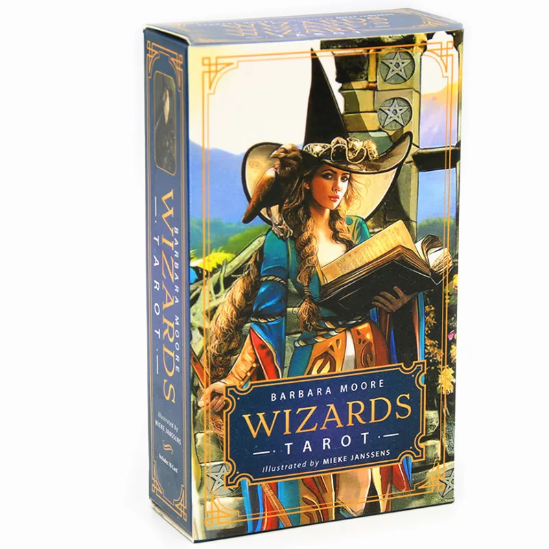 

Wizards Tarot Cards Barbara Moore Deck Party Board Game Divination Oracle Playing Card