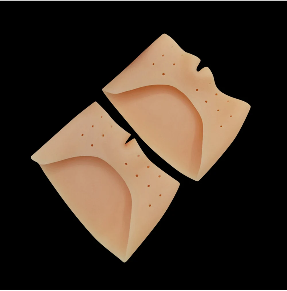 Beige Demine Силиконовые ортопедические стельки с вальгусной деформацией, разделитель пальцев ног, корректирующая Подушка на пятке стопы, накладные накладки - Цвет: Beige