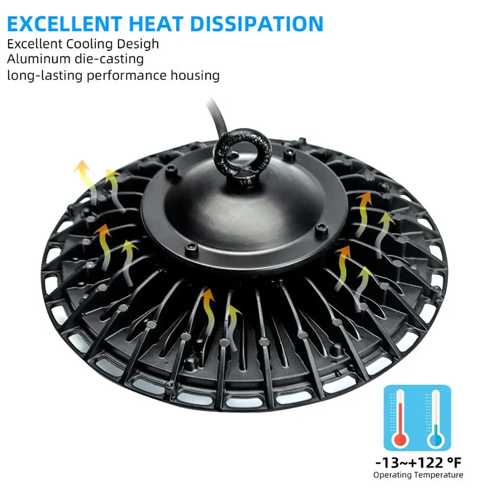 НЛО светодиодный светильник высокого залива 100 Вт белый водонепроницаемый IP65 s High