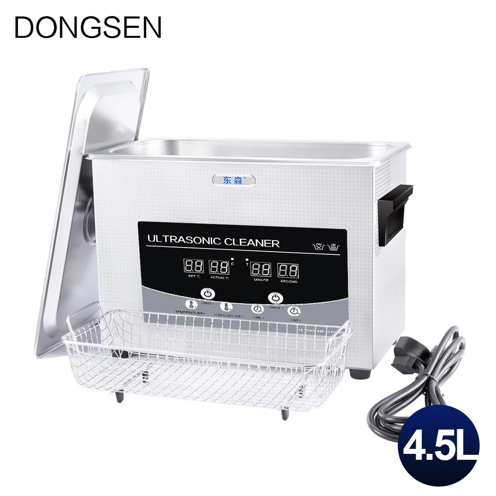 Ultrasonic Washer Eyeglasses PCB DPF Medical Instruments Motherboard Manicure Jewelry Cutters Digital Cleaner 4L Bath | Бытовая техника