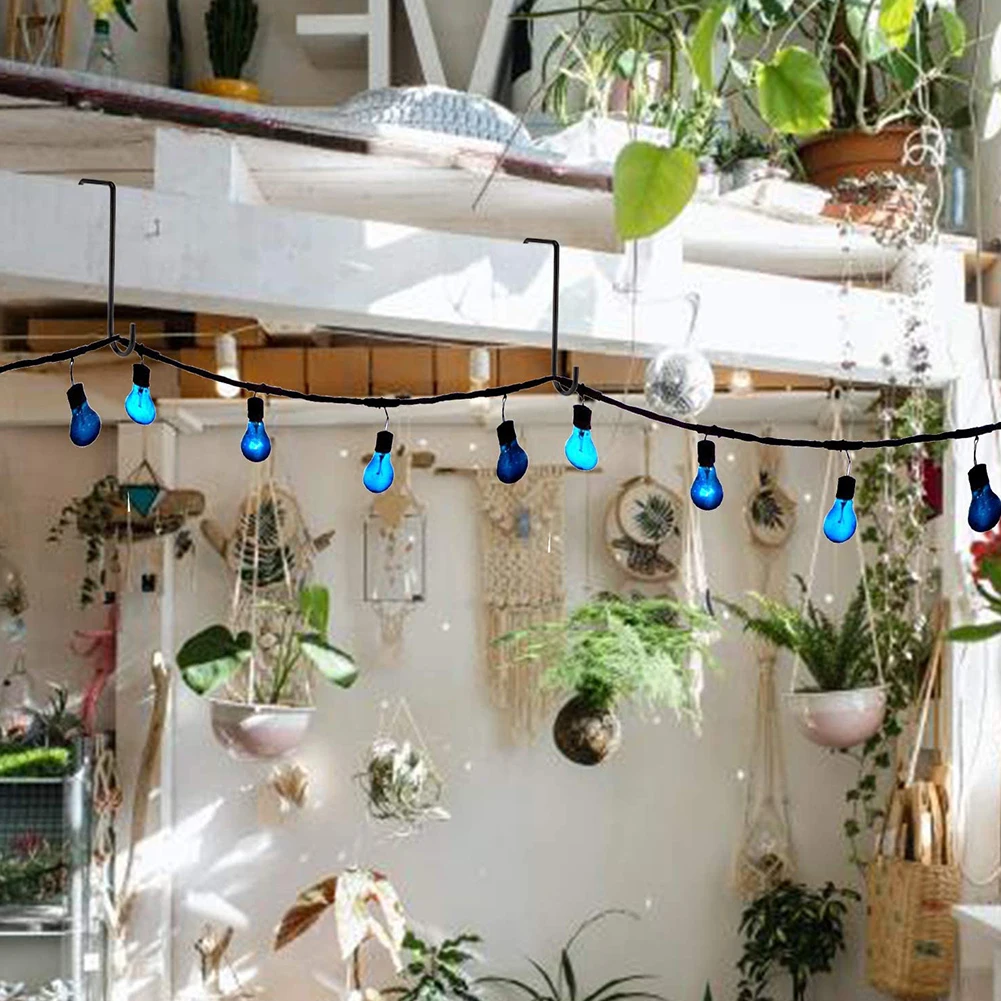 

6PCS Fence Hooks Gardening Plant Hanger Fence Hooks Wall Hanging Brackets For Kitchen For Hanging Lights Planters Bird Feeder