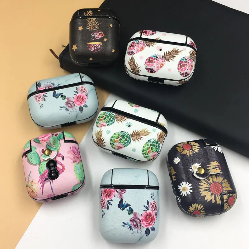 Для Airpods Pro Чехол беспроводной Bluetooth чехол для airpod 3 блестящий Apple Air Pods защитный