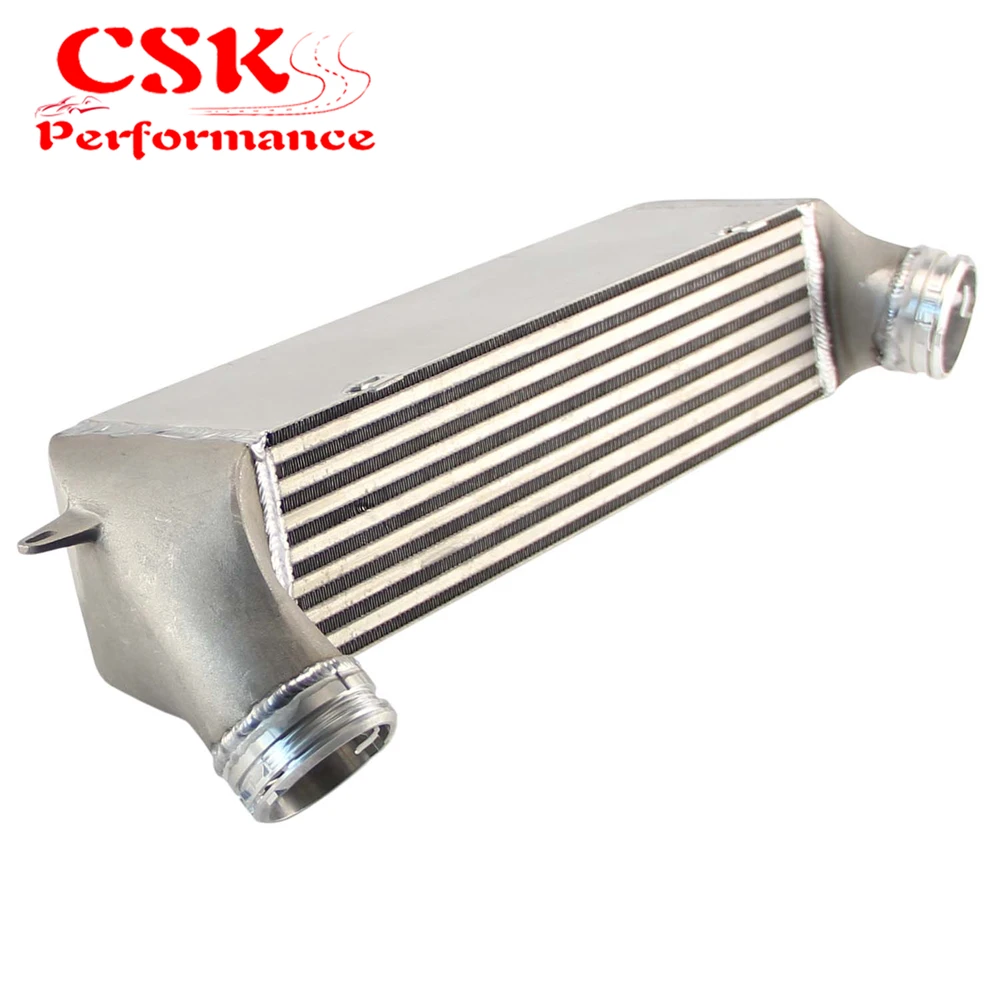 FMIC Racing Intercooler Kit подходит для 2007 2013 BMW E90 335i 335xi 135i N54 N55 серебристый/черный| |