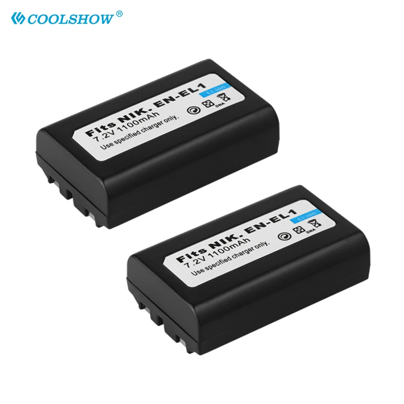 EN EL1 RU ENEL1 Батарея 1100mAh для Nikon Coolpix 500 775 880 885 990 995 4300 4500 4800 5000 5400 5700 8700 мА/ч.