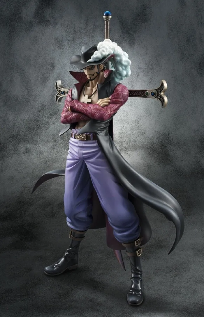 Новинка J.G chen Аниме one piece Dracule Mihawk eye ПВХ фигурка Коллекция Модель игрушки 26 см горячая распродажа