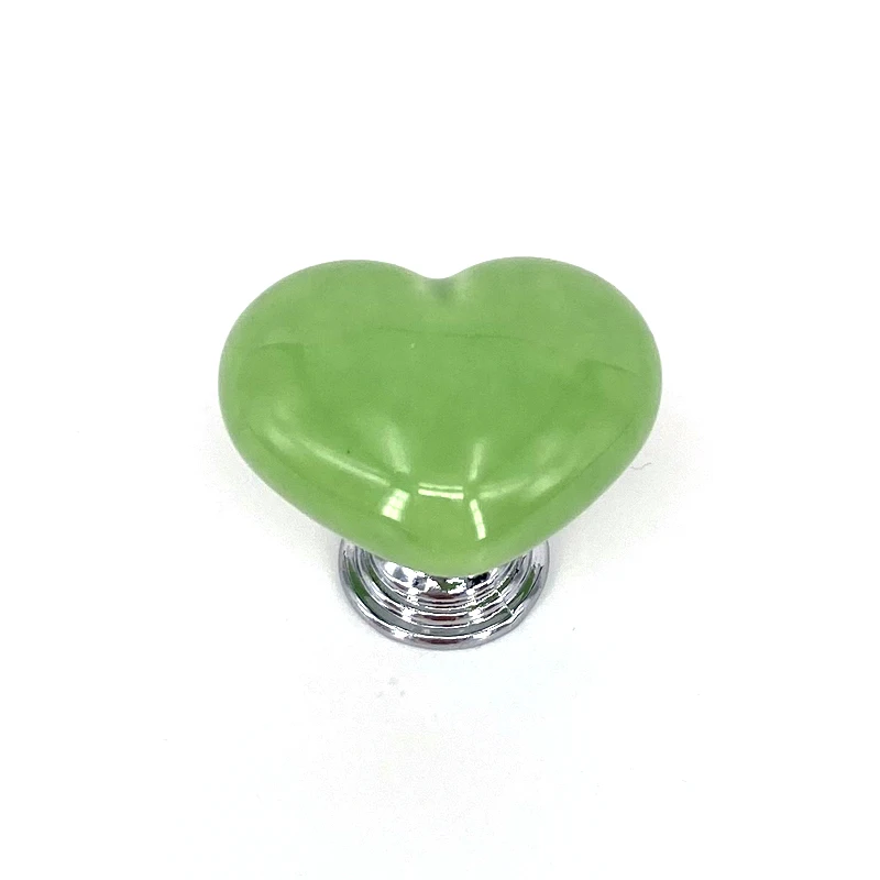 1x мультяшная керамическая ручка для шкафа в форме сердца детская мебель спальни