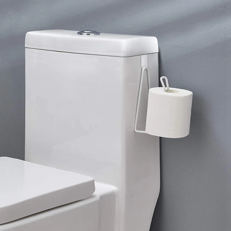 

2 Pieces of Paper Towel Holder, Roll Holder, Storage Rack, Non-Perforated Door Back Paper Holder, Kitchen and Bathroom