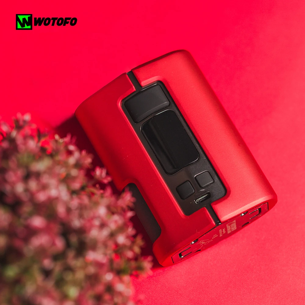 Original Wotofo Dyadic Box Mod 0.0001s Powerful No18650 Battery squonk For RDA Vape Tank Electronic Cigarette |