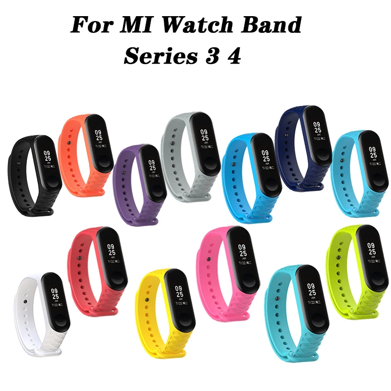 Bracelet For xiaomi mi band 3 strap silicone wristband pulsera 4 smart watch accessories correa | Наручные часы